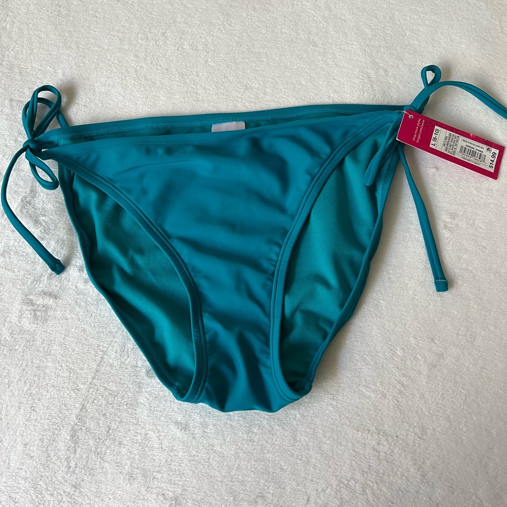 Aqua Green Bikini Bottom (Size LARGE)
